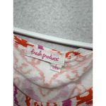 Fresh Produce Orange Pink Batik Cotton Blend Long Sleeve USA Made Size Large Photo 1