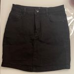Missguided  Black Denim Skirt MEDIUM Photo 0