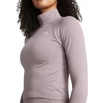 Under Armour Vanish Cropped Quarter Zip Tetra Gray size Medium Photo 2
