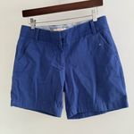 J.Crew Chino Bermuda Cotton Navy Classic Flat Front Shorts Size 4 Photo 2
