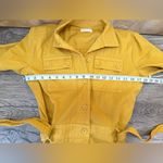 Evereve  mustard yellow jumpsuit size 2‎ NWT Photo 4
