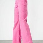 ZARA Pink Wide Leg HIgh Rise Denim Jeans Size 38 / US 6 NEW NWT Photo 0