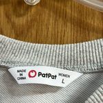 Women’s Orange Floral Sweatshirt, Sz Large Photo 2