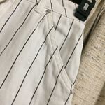 Topshop Tall Moto Pinstripe O-Ring Zip Denim Skirt Photo 1