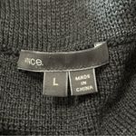 Vince  Women’s L Charcoal Gray Wool Leather Asymmetrical Zip Up Jacket Sweater Photo 8