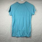 Athleta Blue Momentum Seamless Short Sleeve Top Photo 4