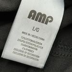 Amp Black Lace Up Fly High Rise Stretch Denim Zip Pocket Raw Hem Jeans Womens L Size undefined Photo 9