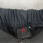 Jordan Women's Woven Trousers Black Straight Leg Zipper Hem High Rise Size XS Photo 5