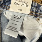 Witty Fox Dad Denim Jorts Size 5/27 Blue Photo 6