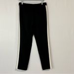 Topshop Women’s Dress Pant Capris Black with White Stripe Size 2 EUC Photo 5