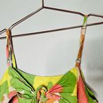 Sanctuary  Pastel Floral Cutout Back Tie Bow Get Away Maxi Vacation Midi Dress S Photo 6