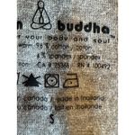 Neon Buddha Shirt Women Small Gray White‎ Striped Long Sleeve Tee Athleisure Photo 9