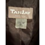 TanJay Petites Women's Textured Brocade Blazer Jacket Orange Brown 6P 6 Photo 5