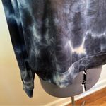 Jenni Intimates Cropped Sweatshirt Navy Tie Dye Photo 3