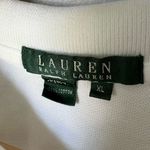 Ralph Lauren LAUREN  Polo Shirt Size XL White Classic Preppy Short Sleeve Photo 2