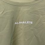 Alphalete NWT Light Green Women's Signature Mesh Logo Crop Top Size Small Photo 1