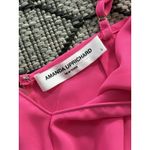 Amanda Uprichard Revolve Ellie Dress Pink Maxi Small Twist Front Slit Formal Photo 4