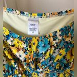 l*space L* Yellow and Blue Floral One Piece with Puff Sleeves Photo 5