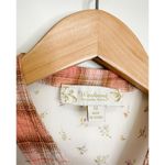 Suzanne Betro Weekend Cottagecore Vintage Style Size Medium Plaid Blouse Photo 5