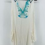 For Cynthia  beachwear cover up xs oversized embroidered and beaded Photo 0