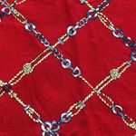 Tommy Hilfiger Vintage 2005  Red Chain Link V-neck Collared Tank Top Size Small Photo 2