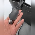 Michael Kors  Scarlett East West Satchel Charcoal Pebbled‎ Leather Handbag Photo 9