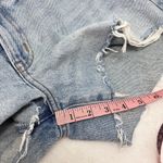 Abercrombie & Fitch Blue Jean Shorts Distressed Frayed Hem Mid Rise Boyfriend 27 Photo 5