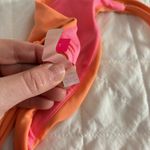 Victoria's Secret VS Womens Size Small Neon Orange Bikini Top Halter Padded Photo 8