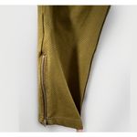 Betabrand  Mustard Dot Cigarette Skinny Yoga Dress‎ Pants Size Small Zip leg Hem Photo 1