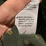 My Color Blue Boho Green Ruffles Blouse Dots Twee Casual Fall Medium Photo 3