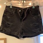 American Eagle Black Jean Shorts Photo 0