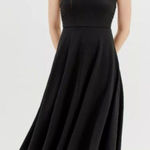 Urban Outfitters NWT  Womens Black Strapless Dress Sz S Skater LBD Grunge Photo 0