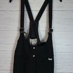 White Stag Ski Bib Snow Pants Womens 16 Black Overalls Retro Vintage Winter Photo 1