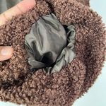 Max Studio London Leatherette Jacket Womens XL Brown Cropped Front Pocket Chic Photo 8