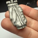 Ms Dee Golf Bag Brooch Brooch Pin With Earrings Pewter Silver Tone For Golfer Photo 3