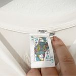 QUEEN OF SPARKLES White USA Popping Champagne Tee Dress Sequin Embellished 2XL Size XXL Photo 4