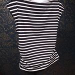 H&M NEW Striped Black and White Top Photo 1