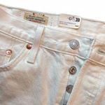 Levi's NWT! Premium 501 Button Fly Jean Shorts Off White Cream Size 28 Photo 5