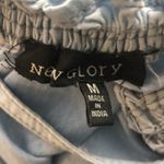 New Glory  I Strap Cold Shoulder Denim Top Photo 1