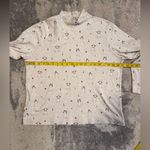 Croft & Barrow  Cream Turtleneck with Festive Accents Photo 4