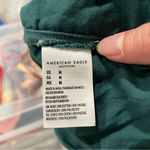 American Eagle Cute  evergreen eyelet faux button front crop top Photo 6