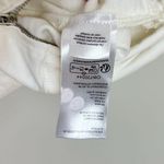 Free People Jayde Denim Flared Jumpsuit in Pure White Size X-Large Photo 6