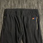 Aviator Nation  Dark Gray Rainbow Prism Jogger Pants Size Large Photo 2