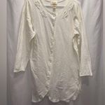 Victoria's Secret Vintage 90’s Gold Label Women’s White Cotton Nightgown-Size S Photo 4