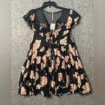 Free People Women Size XSmall Floral Mini Tilly Printed Tunic Dress Photo 2