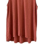 Rose + Olive coral colored sleeveless tank top super soft w/beaded neck Photo 2