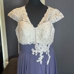 Women’s Ivory Lace Top Chiffon V Photo 10