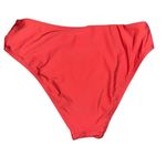Cupshe ‎ Women's Red Bikini Bottoms Size M Solid Swimwear Photo 1