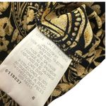 Leslie Fay Vintage‎ 90s  2 Piece Long Skirt Set Size 16 Floral Black Short Sleeve Photo 6