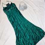J.harris Vintage Emerald Green Formal Dress With Rhinestone Details Photo 0